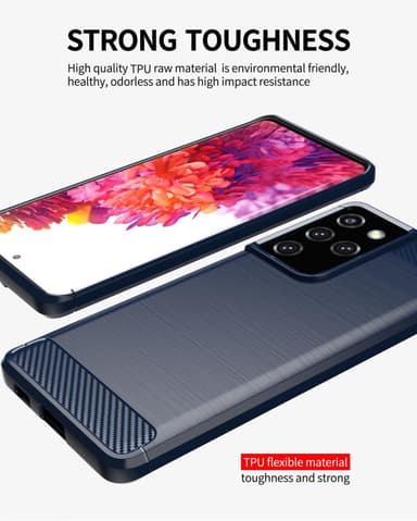 Deksel Samsung Galaxy S21 ULTRA ultra slim (blå)