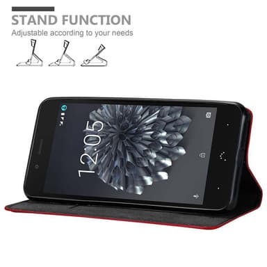 BQ Aquaris X5 PLUS lommebokdeksel case (rød)