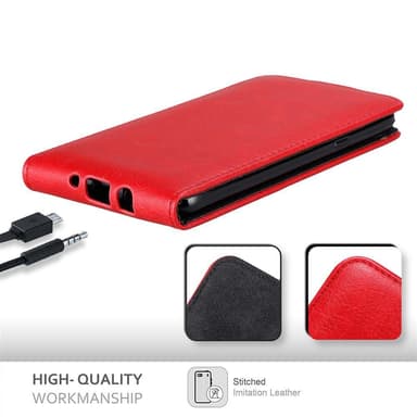 Samsung Galaxy J7 2016 deksel flip cover (rød)