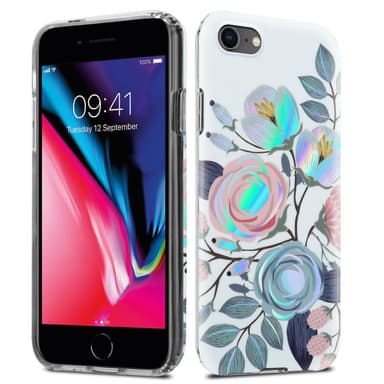 iPhone 7 / 7S / 8 / SE 2020 lommebokdeksel Blomster