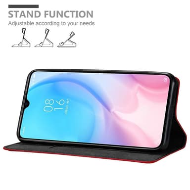 Xiaomi Mi 9 LITE lommebokdeksel case (rød)