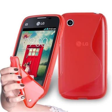 LG L40 silikondeksel case (rød)