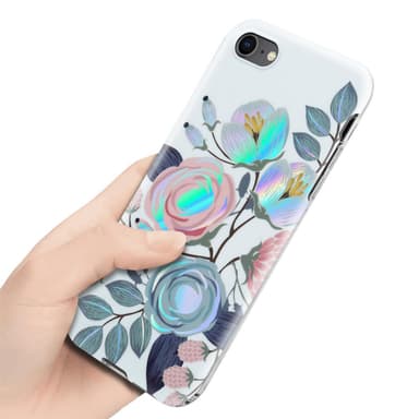 iPhone 7 / 7S / 8 / SE 2020 lommebokdeksel Blomster