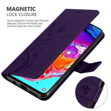 Samsung Galaxy A70 / A70s lommebokdeksel Blomster