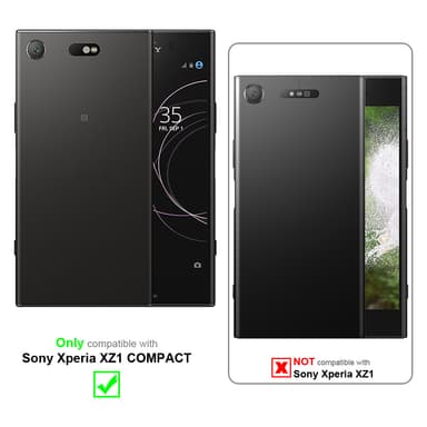 Deksel Sony Xperia XZ1 COMPACT case (svart)