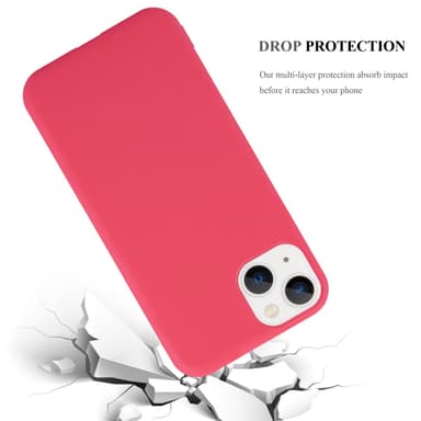 Deksel iPhone 14 Silikon cover (rød)