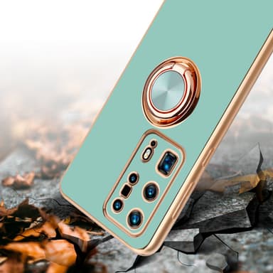 Huawei P40 PRO+ silikondeksel case (turkis)