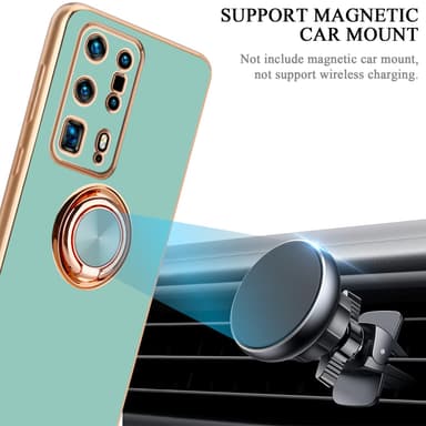 Huawei P40 PRO+ silikondeksel case (turkis)