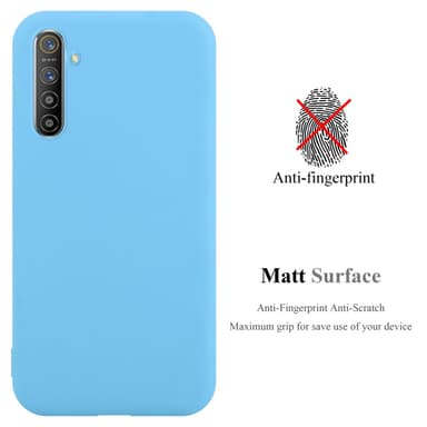 Deksel Realme X2 / XT / Oppo K5 Silikon cover (blå)