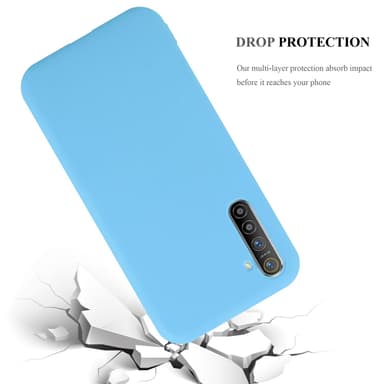 Deksel Realme X2 / XT / Oppo K5 Silikon cover (blå)