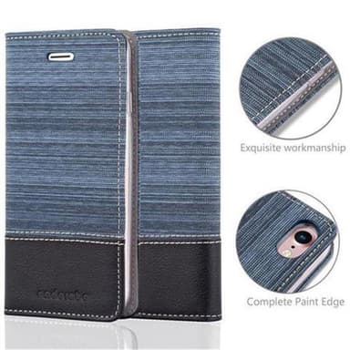 iPhone 7 / 7S / 8 / SE 2020 lommebokdeksel etui (blå)