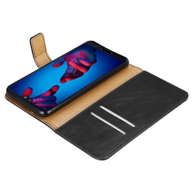 Huawei P20 lommebokdeksel etui (svart)
