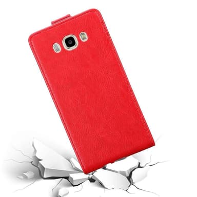 Samsung Galaxy J7 2016 deksel flip cover (rød)