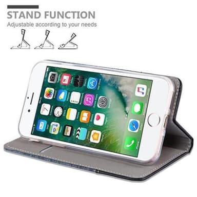 iPhone 7 / 7S / 8 / SE 2020 lommebokdeksel etui (blå)