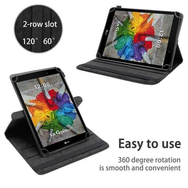 LG G Pad 3 (10.1 tomme) deksel til nettbrett (svart)