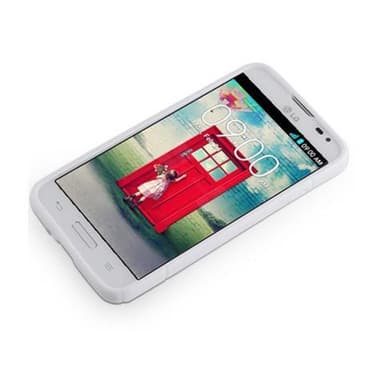 LG L70 (1. SIM) silikondeksel case (hvit)