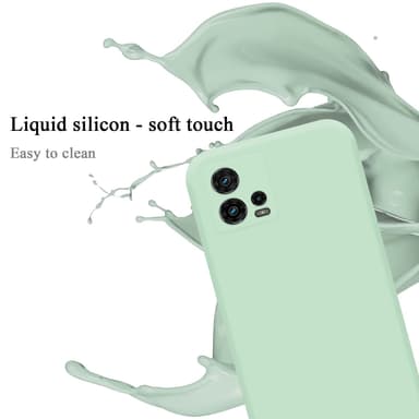 Motorola MOTO G72 silikondeksel case (grønn)