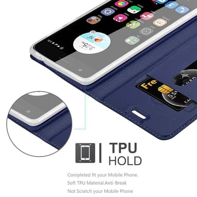 ZTE Blade V8 MINI lommebokdeksel etui (blå)