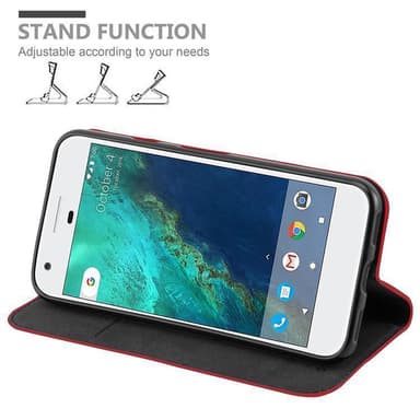 Google PIXEL lommebokdeksel case (rød)