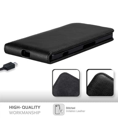 Nokia Lumia 950 XL deksel flip cover (svart)