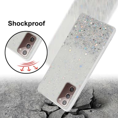 Samsung Galaxy NOTE 20 Silikondeksel Glitter