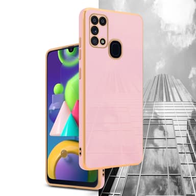 Samsung Galaxy M31 silikondeksel case (rosa)