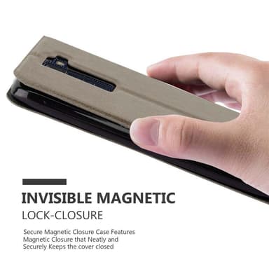 LG K8 2016 lommebokdeksel cover (brun)