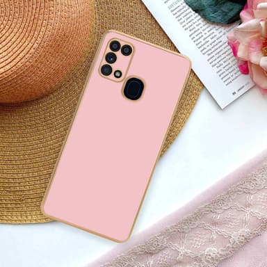 Samsung Galaxy M31 silikondeksel case (rosa)