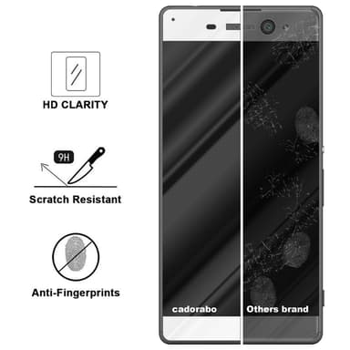 Sony Xperia XA ULTRA Skjermbeskytter Skärmskydd (hvit)