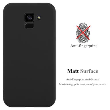 Deksel Samsung Galaxy A5 2018 Silikon cover (svart)