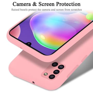Samsung Galaxy A31 silikondeksel case (rosa)