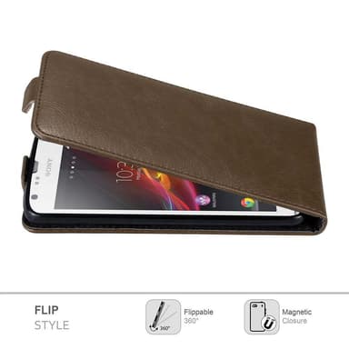 Sony Xperia SP deksel flip cover (brun)