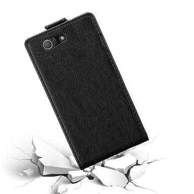 Sony Xperia Z3 COMPACT deksel flip cover (svart)