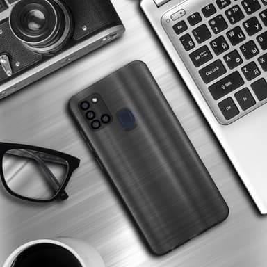 Samsung Galaxy A21s Silikondeksel Beskyttelse (svart)