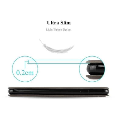 LG K8 2016 lommebokdeksel cover (brun)