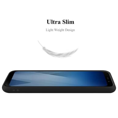 Deksel Samsung Galaxy A5 2018 Silikon cover (svart)