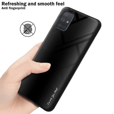Samsung Galaxy A71 4G Deksel Case Cover (svart)