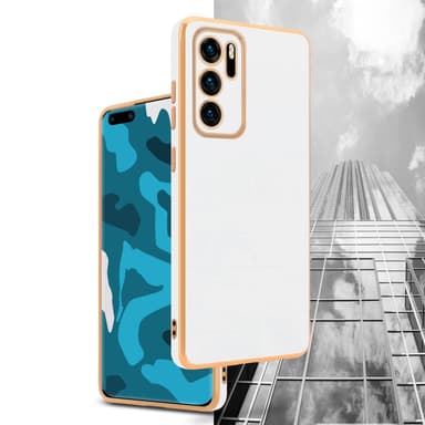 Huawei P40 silikondeksel case (hvit)