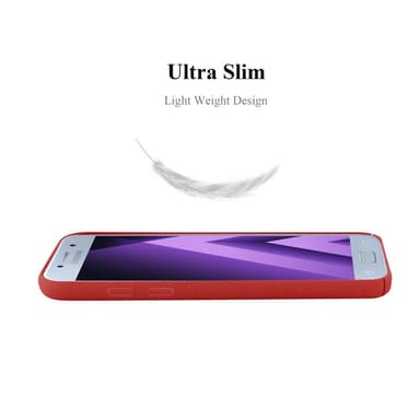 Samsung Galaxy A3 2017 Hardt Deksel Cover (rød)