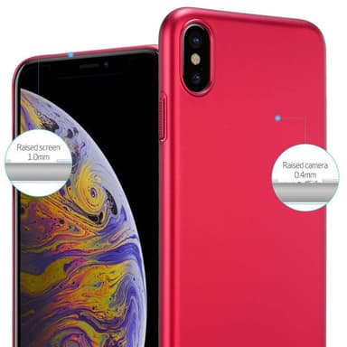 Deksel iPhone XS MAX Case Cover (rød)