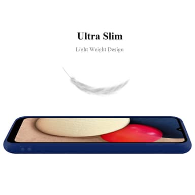 Deksel Samsung Galaxy A02s Silikon cover (blå)