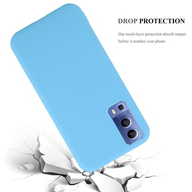 Deksel Vivo Y52 5G / Y72 5G Silikon cover (blå)
