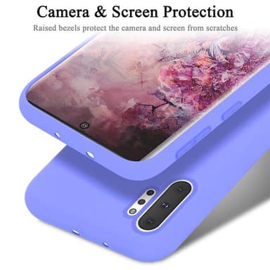 Samsung Galaxy NOTE 10 PLUS silikondeksel case (lilla)