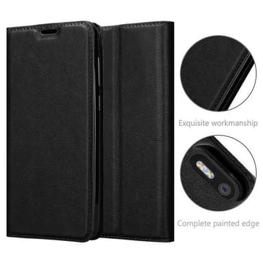 BQ Aquaris X5 lommebokdeksel case (svart)