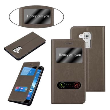 Huawei NOVA PLUS lommebokdeksel cover (brun)
