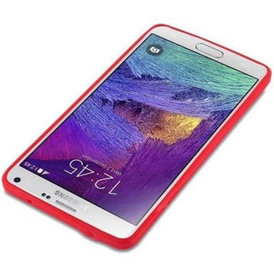 Deksel Samsung Galaxy NOTE 4 Silikon cover (rød)