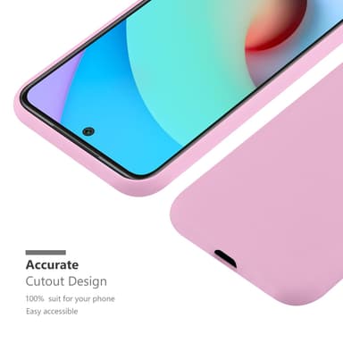 Deksel Xiaomi RedMi 10 Silikon cover (rosa)