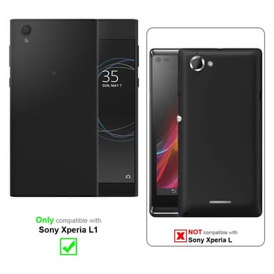 Sony Xperia L1 Hardt Deksel Cover (rød)