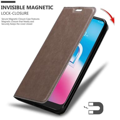 Alcatel 3L 2020 lommebokdeksel case (brun)