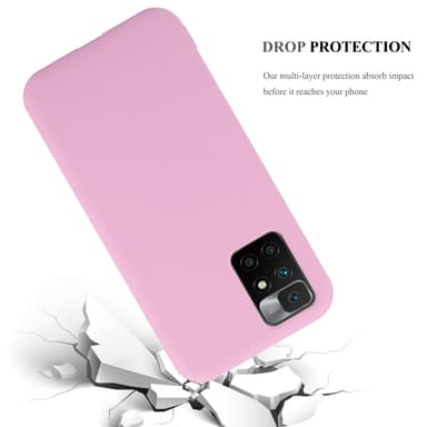 Deksel Xiaomi RedMi 10 Silikon cover (rosa)